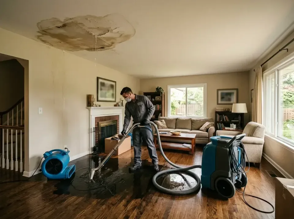 attic-pipe-burst-ceiling-drip-008 — frequently asked questions, Water Damage Restoration & Carpet Care in Front Royal, VA